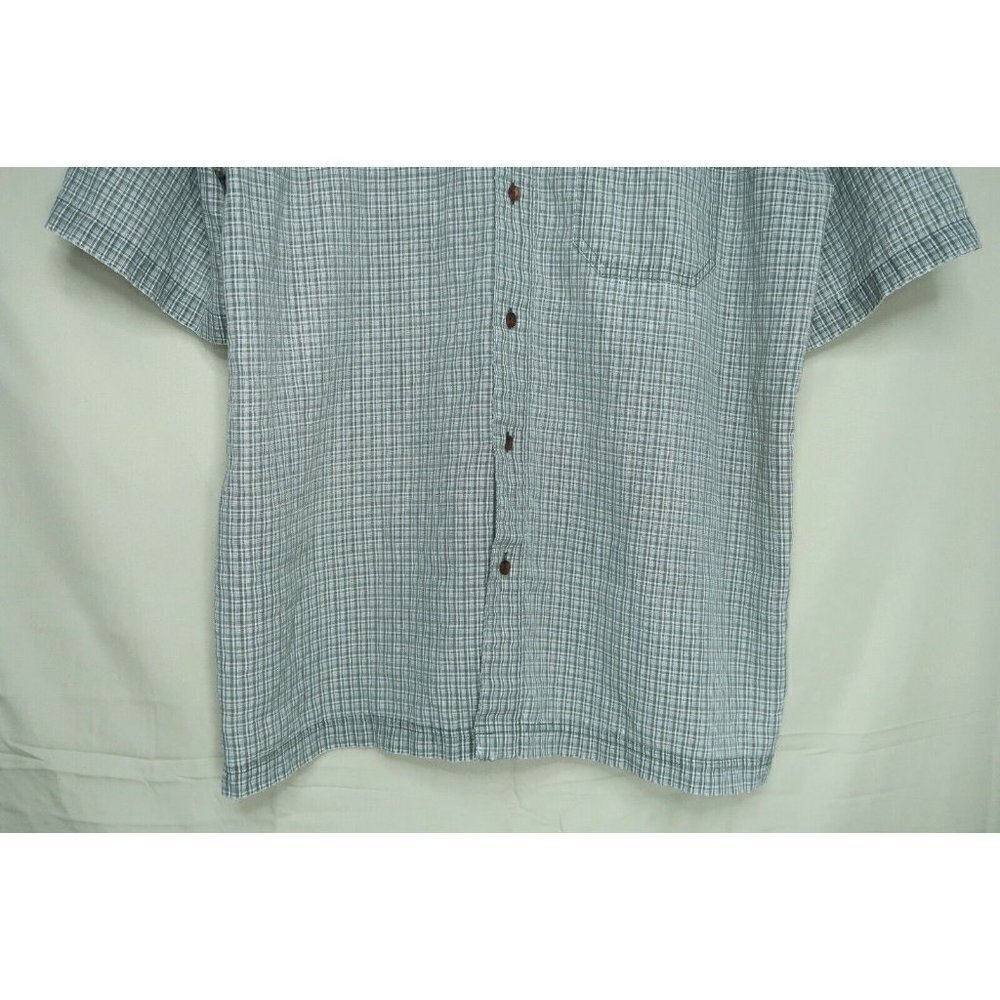 World Wide Sportsman Fishing Shirt Plaid Button Down Outdoors Vented Men's Large - Picture 3 of 8